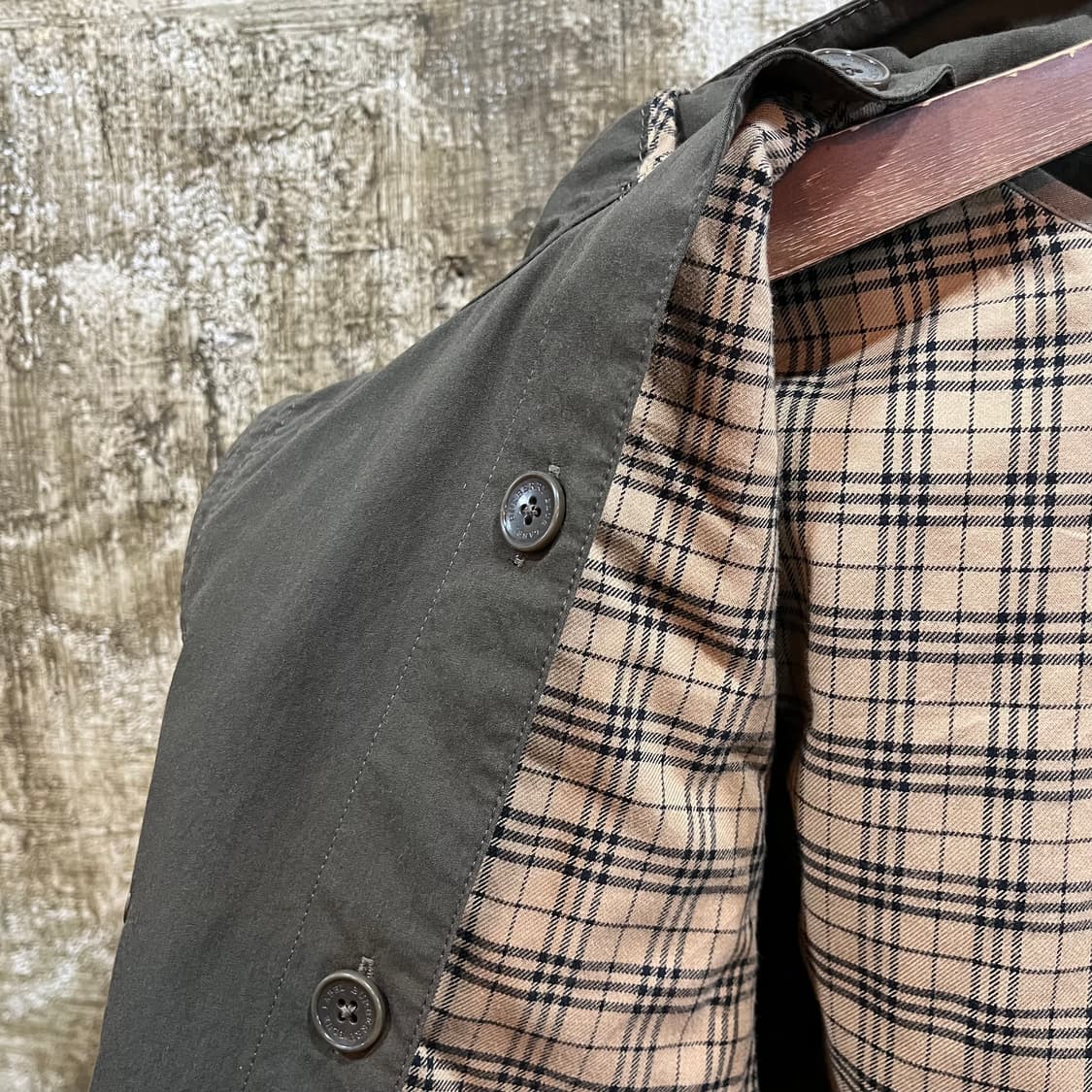 버버리 블루라벨 노바 체크 라이너 모즈 코트 상품이미지7