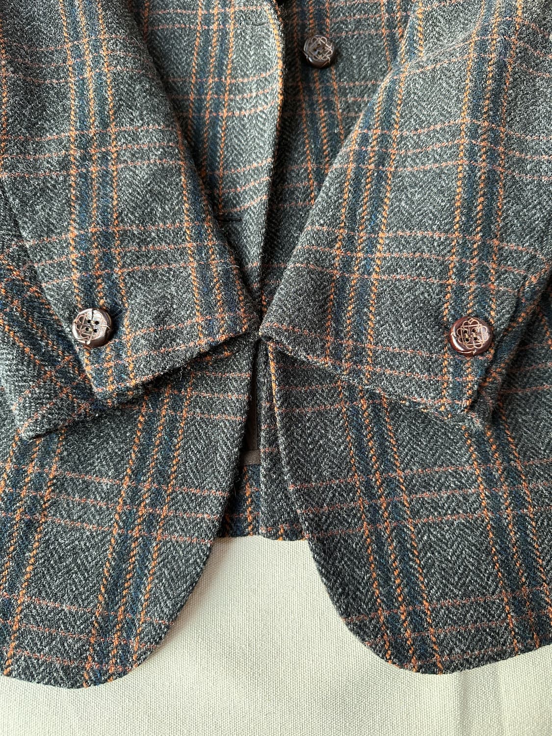 앳코너 울 오버사이즈 헤링본 자켓 S 상품이미지6