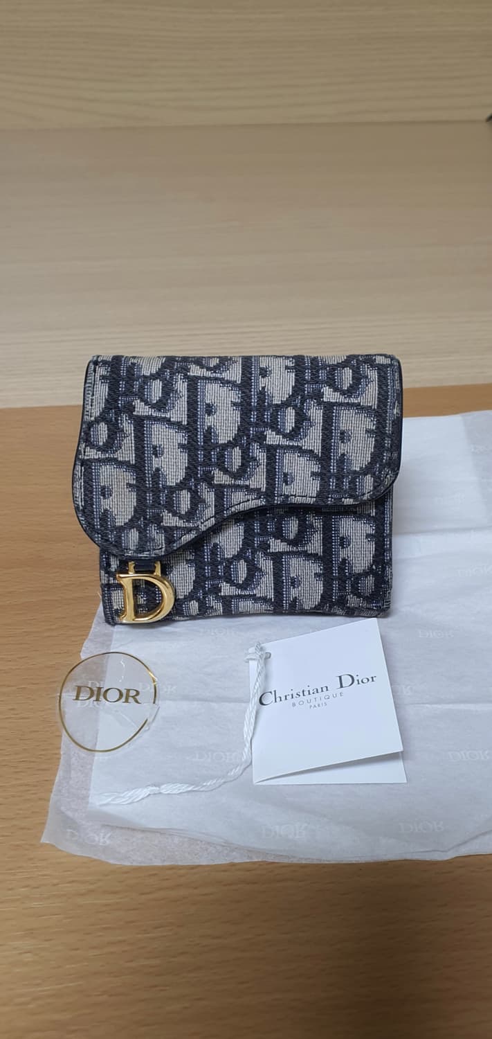 디올 오블리크 로투스 반지갑/지갑 정품A급(감정O) 상품이미지1