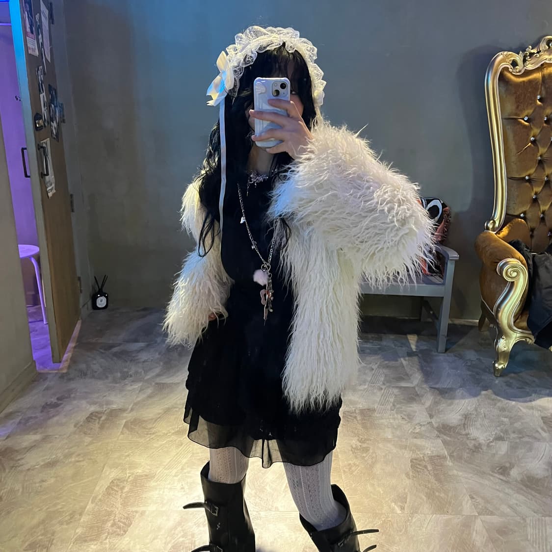 퍼 갸루 자켓 상품이미지3