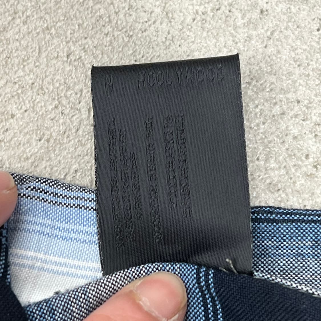 엔할리우드 체크 셔츠 원피스 s10016 상품이미지5