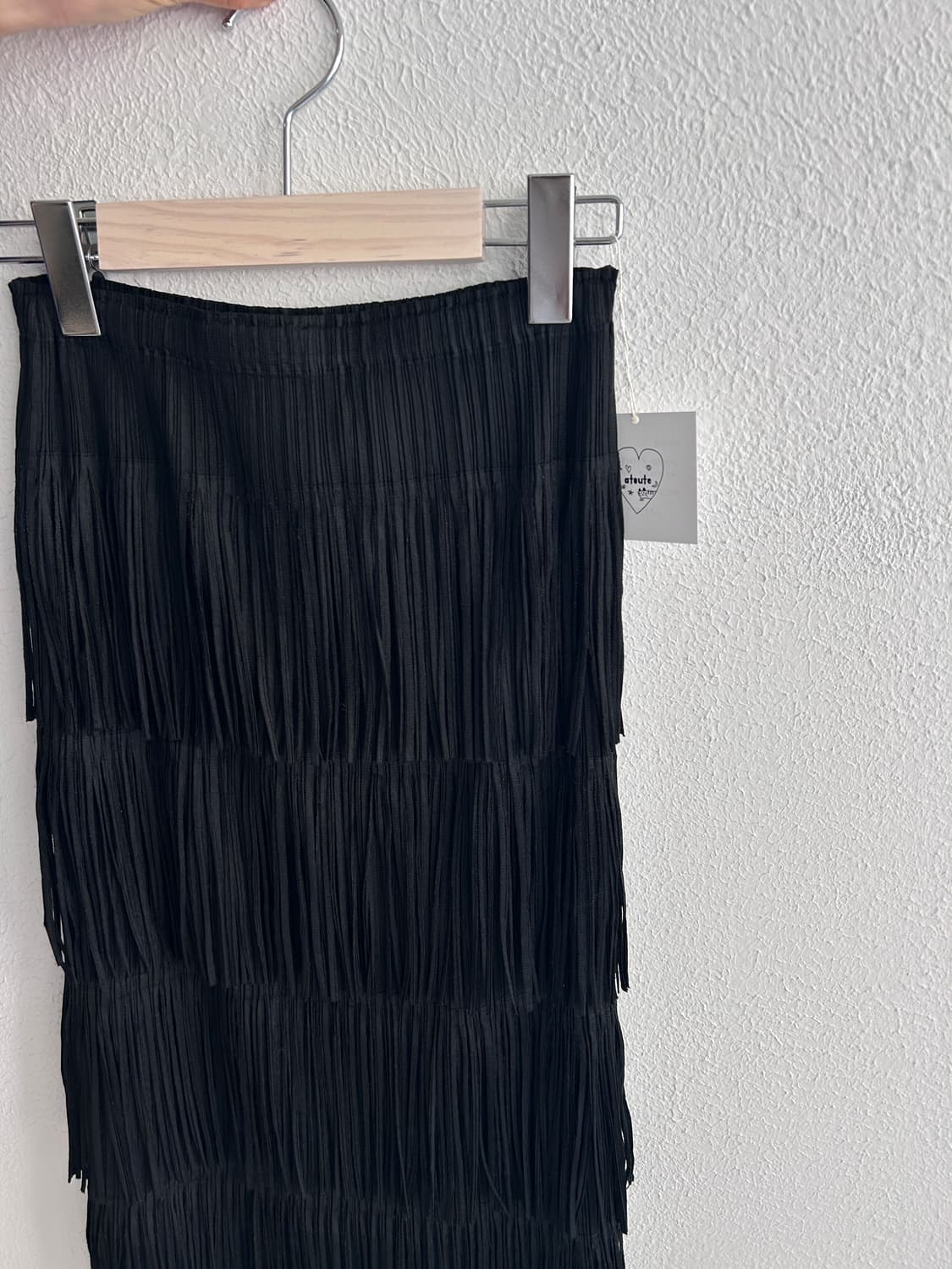 Pleats Please fringe detail skirt 상품이미지3