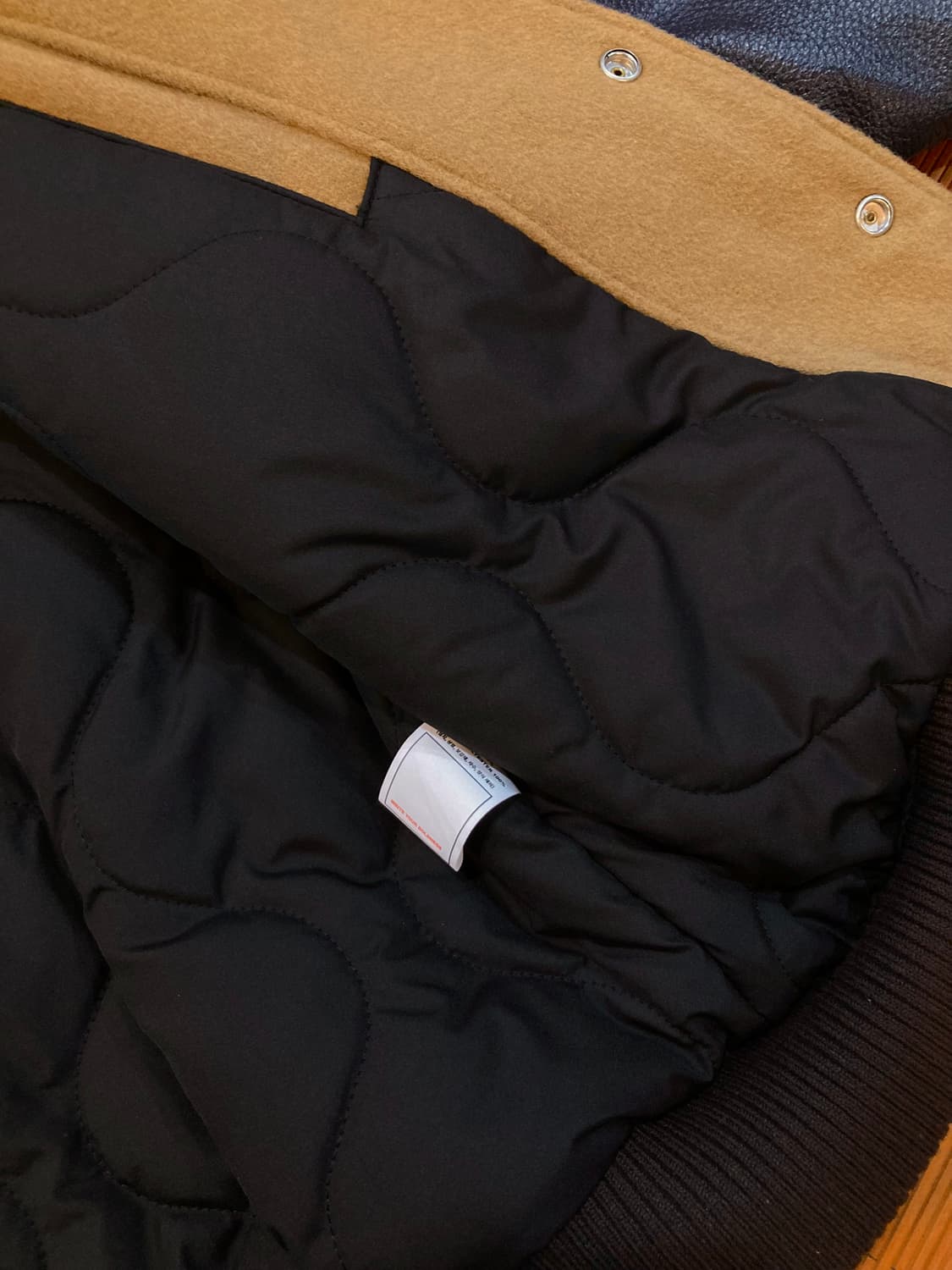 아카이브볼드 카우 레더 스타디움 자켓 상품이미지7