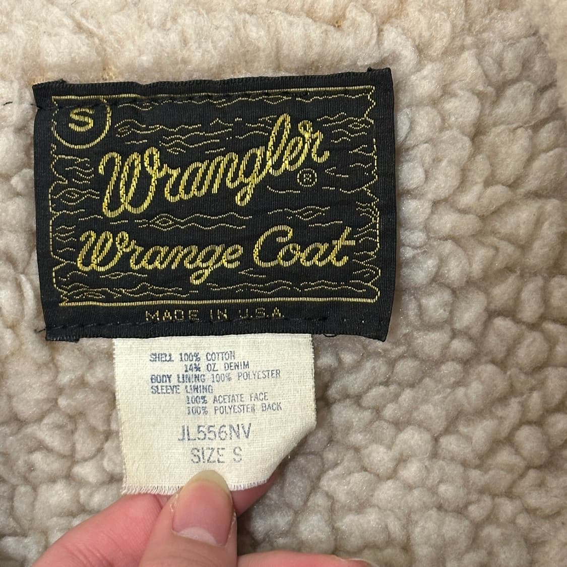 랭글러 70s 데님 쉐르파 자켓 (S) USA 상품이미지10