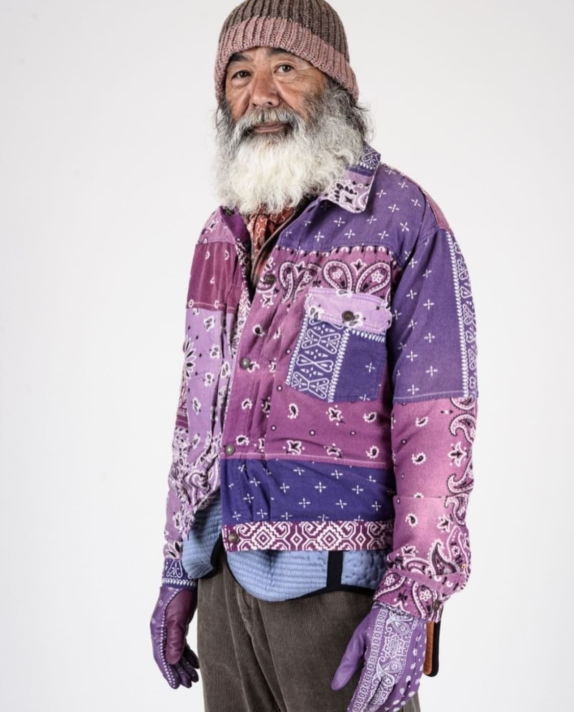 🇯🇵캐피탈 반다나 패치워크 셔츠 상품이미지1