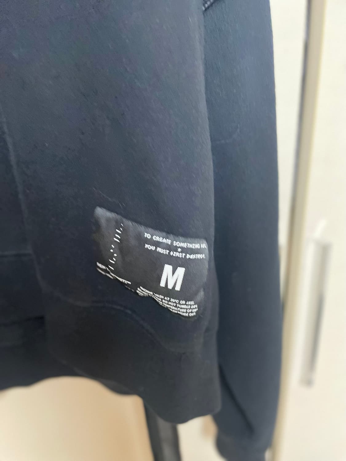 Unravel Project의 블랙 코튼 후드 자켓 M 상품이미지7