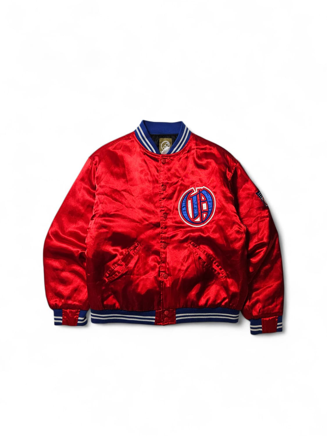 옥토퍼스아미 나일론 사틴 자켓 바시티 M 100 105 상품이미지2