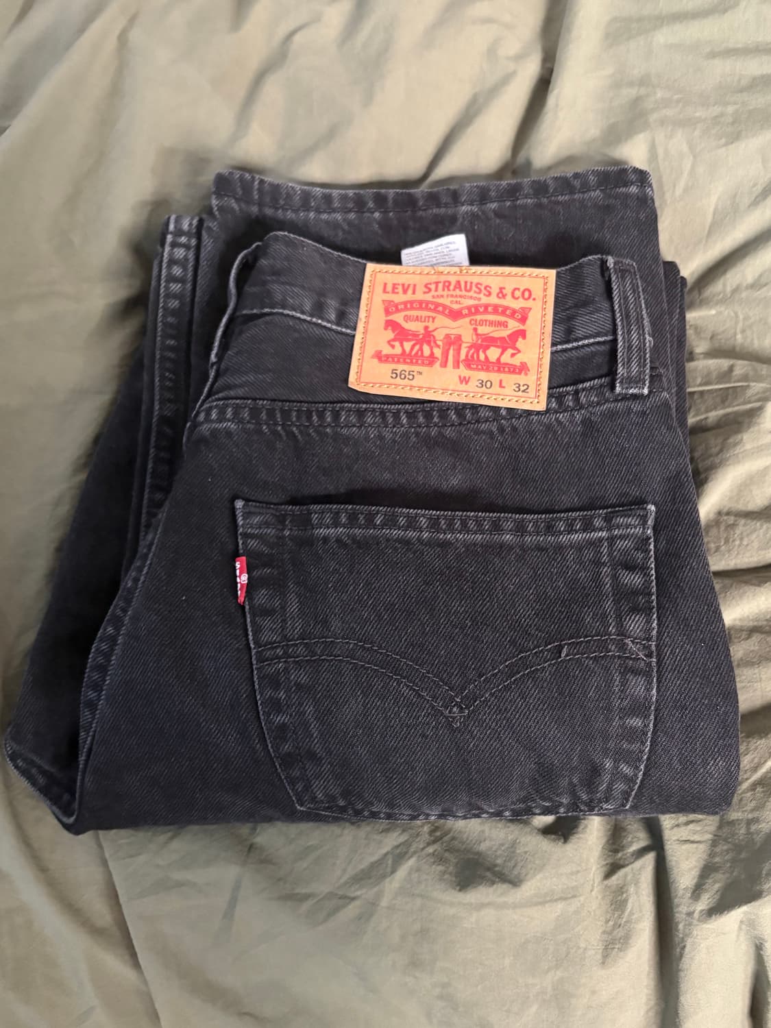 리바이스 565 흑청 30/32 상품이미지2