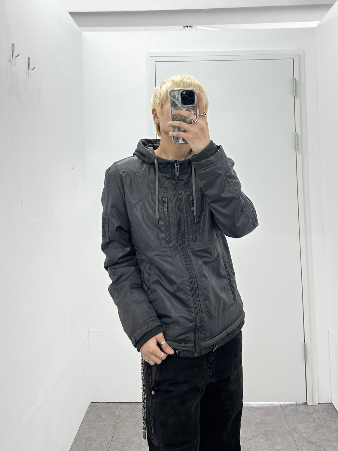 Buckaroo metallic hood jacket 상품이미지3