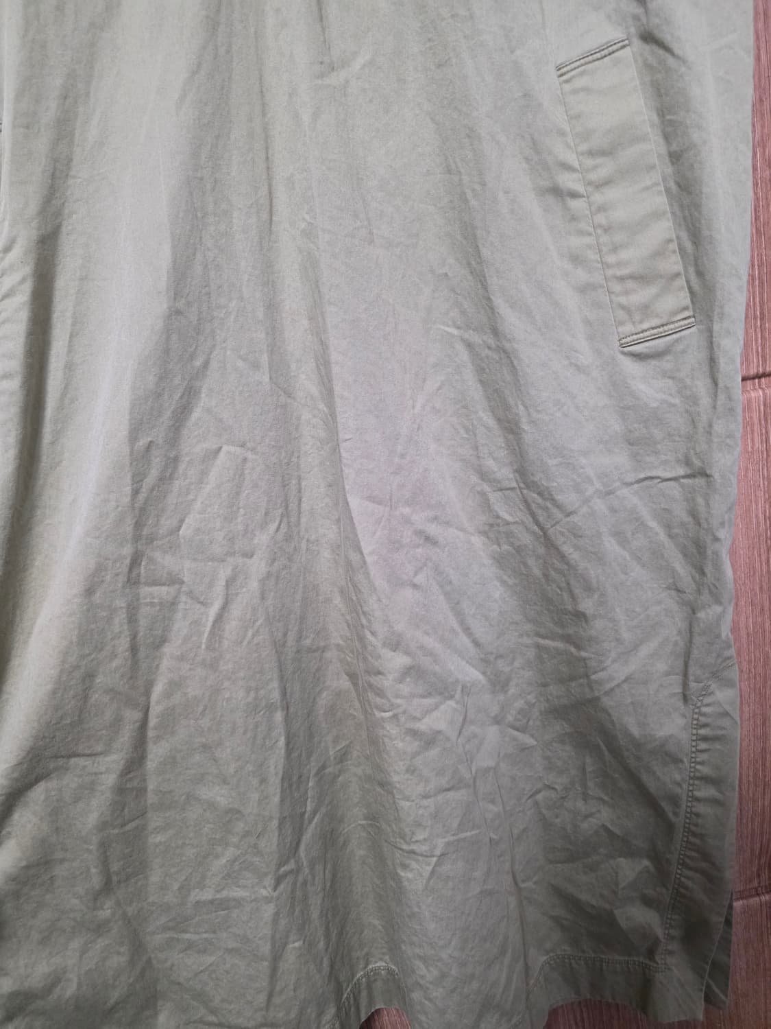 앤아더스토리즈 브이넥 코튼 카프탄 원피스 상품이미지5