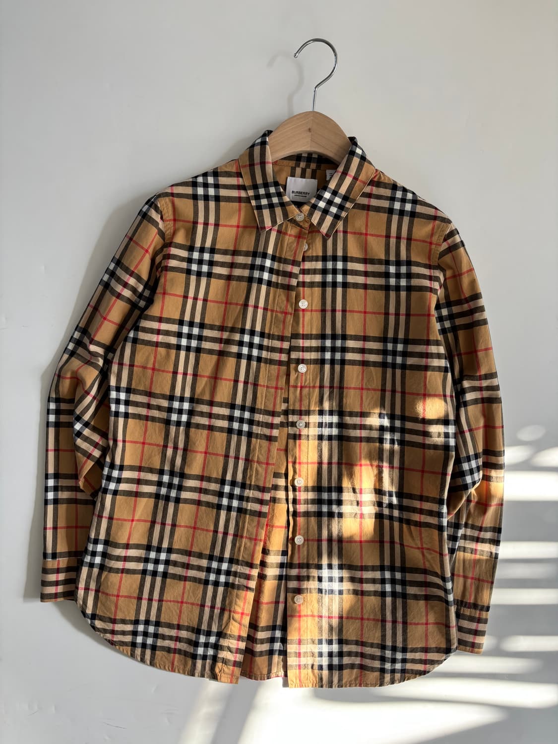 Burberry 버버리 릴렉스드 핏 체크 셔츠  상품이미지3