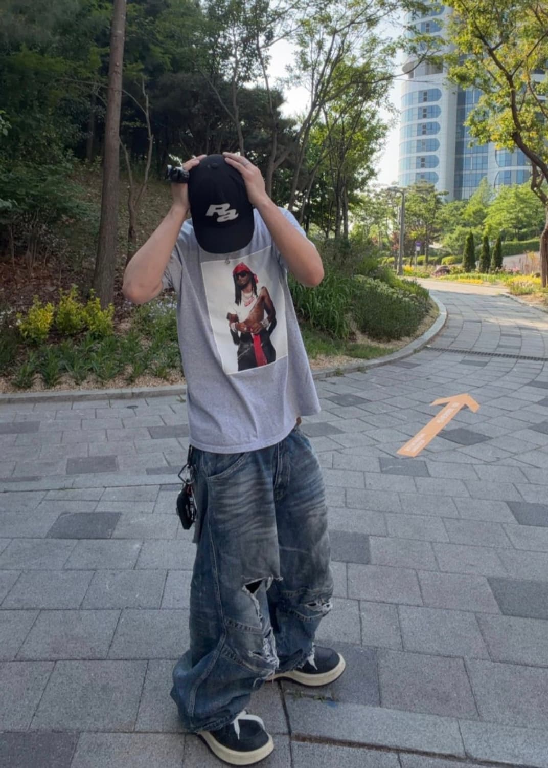 Supreme × Playboi carti 콜라보 티셔츠 상품이미지2