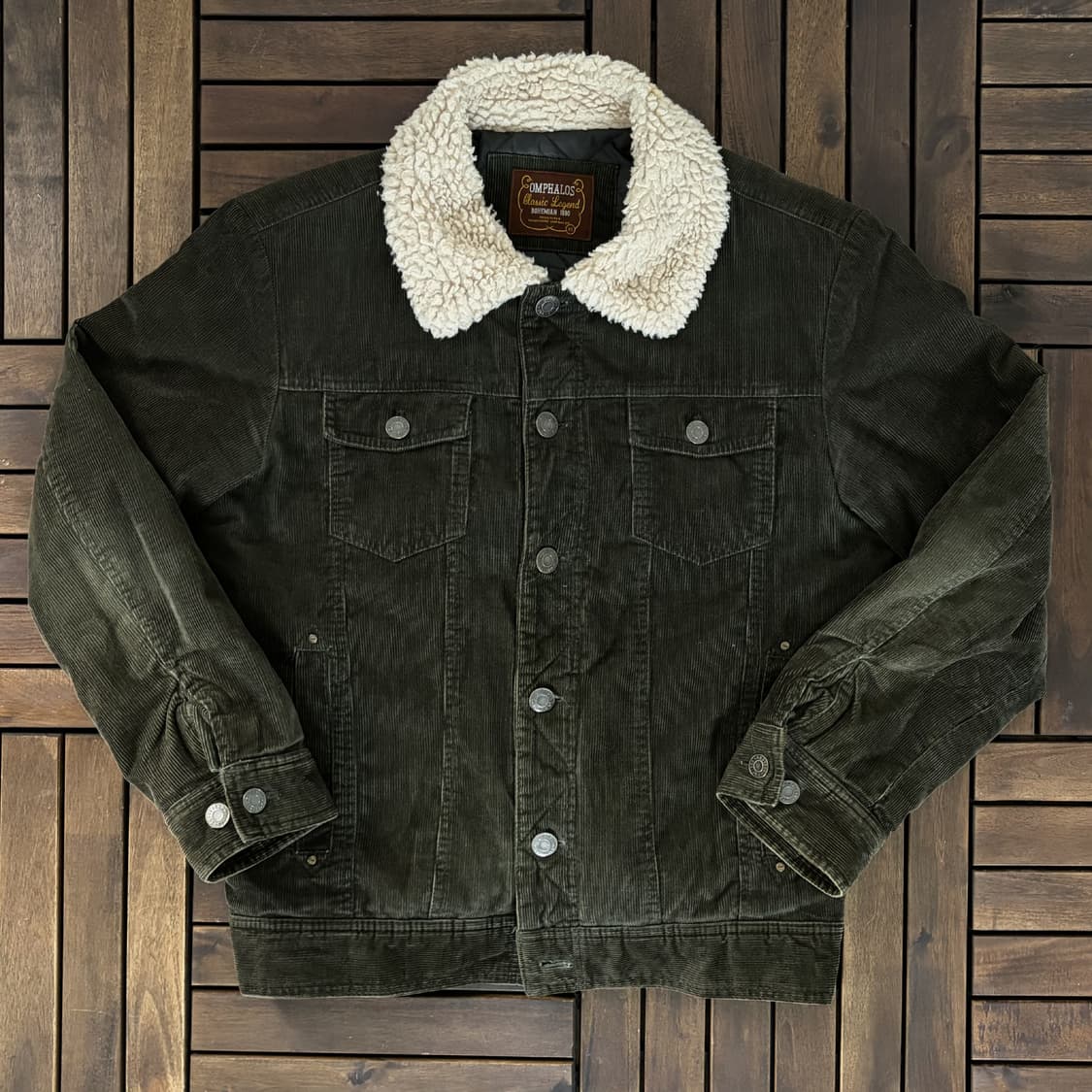 코듀로이 자켓 카키 아메리칸 캐주얼 상품이미지3