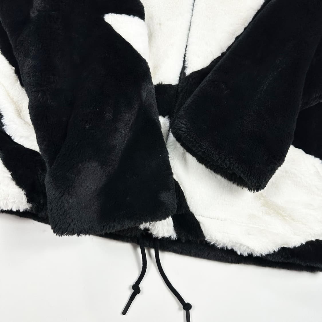 아디다스 트레포일 빅로고 퍼 자켓 후리스 M 상품이미지5