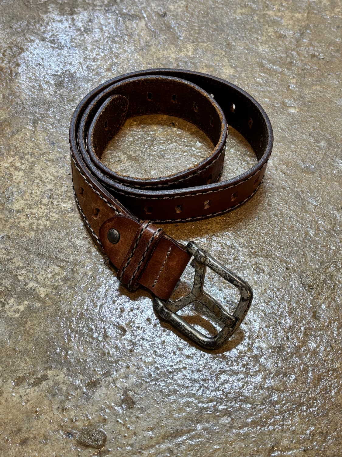 빈티지 가죽 벨트 상품이미지2