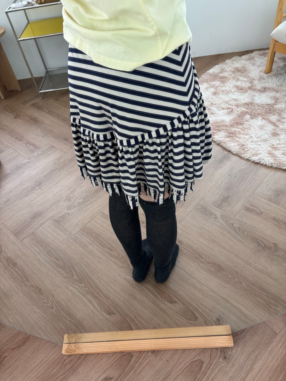 네넷 stripe volume skirt 상품이미지8