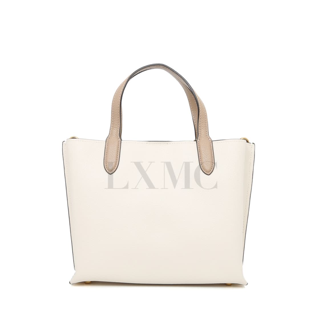 코치 윌로우 토트 24 화이트 컬러블럭 크로스 C8561 상품이미지5