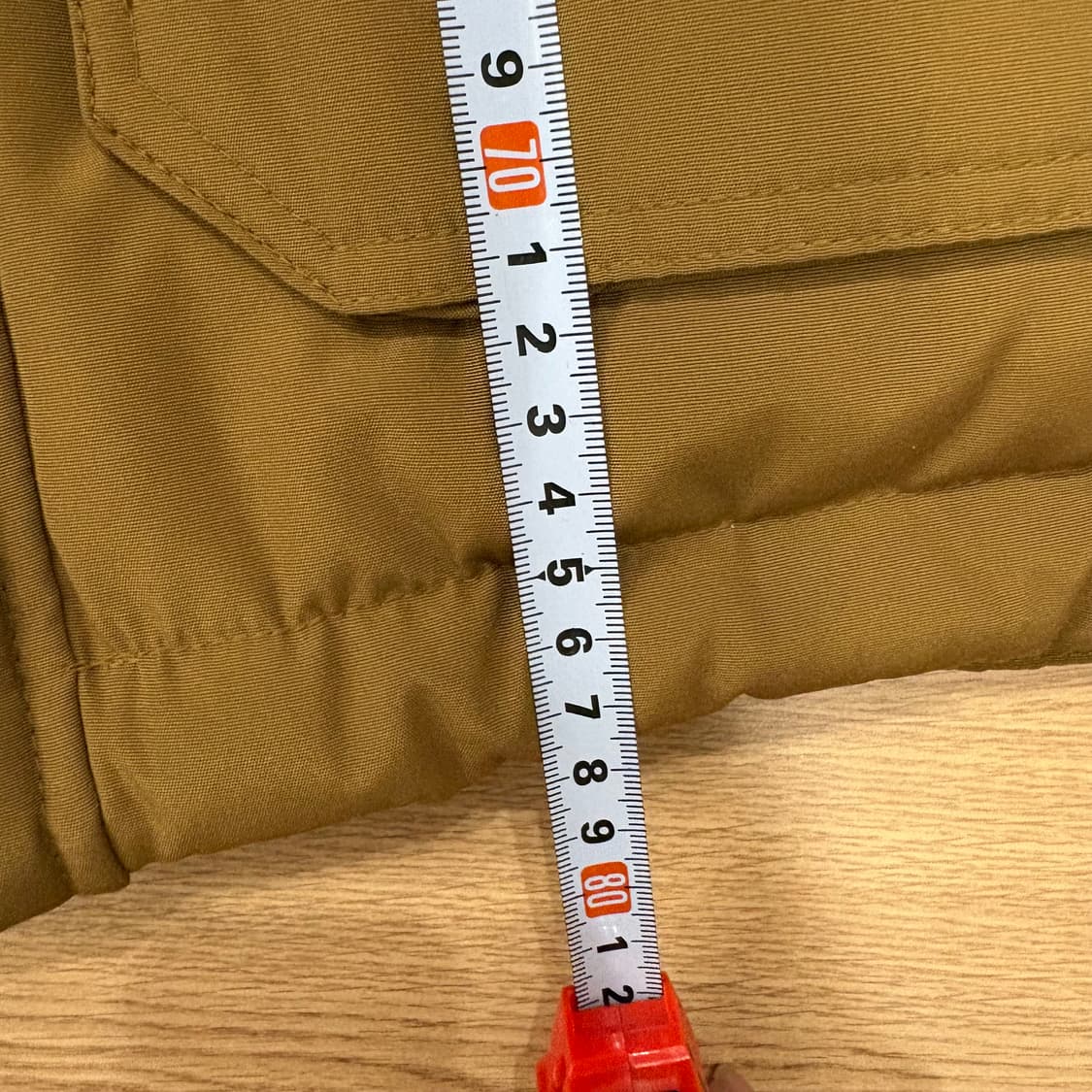 밀레 남성 다운 패딩 105 카키 상품이미지8