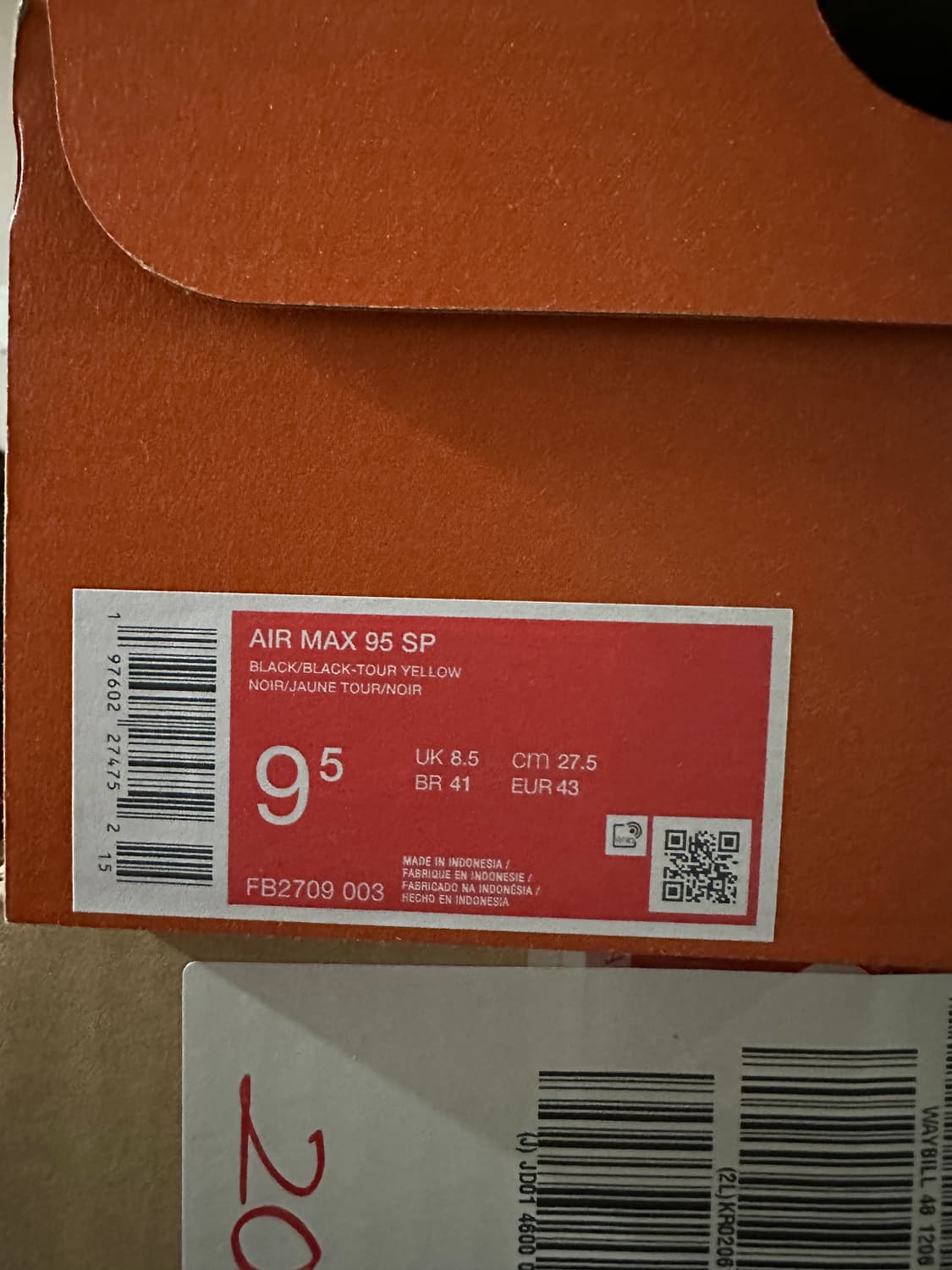 코르테이즈 x 나이키 에어맥스 95 OG 상품이미지4