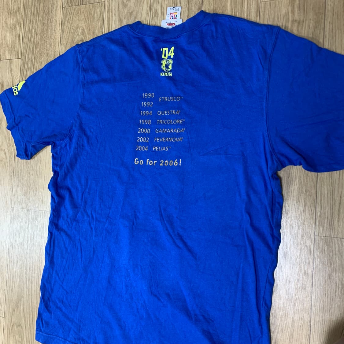 L) Adidas x kirin 아디다스 04 축구공 반팔티 상품이미지2
