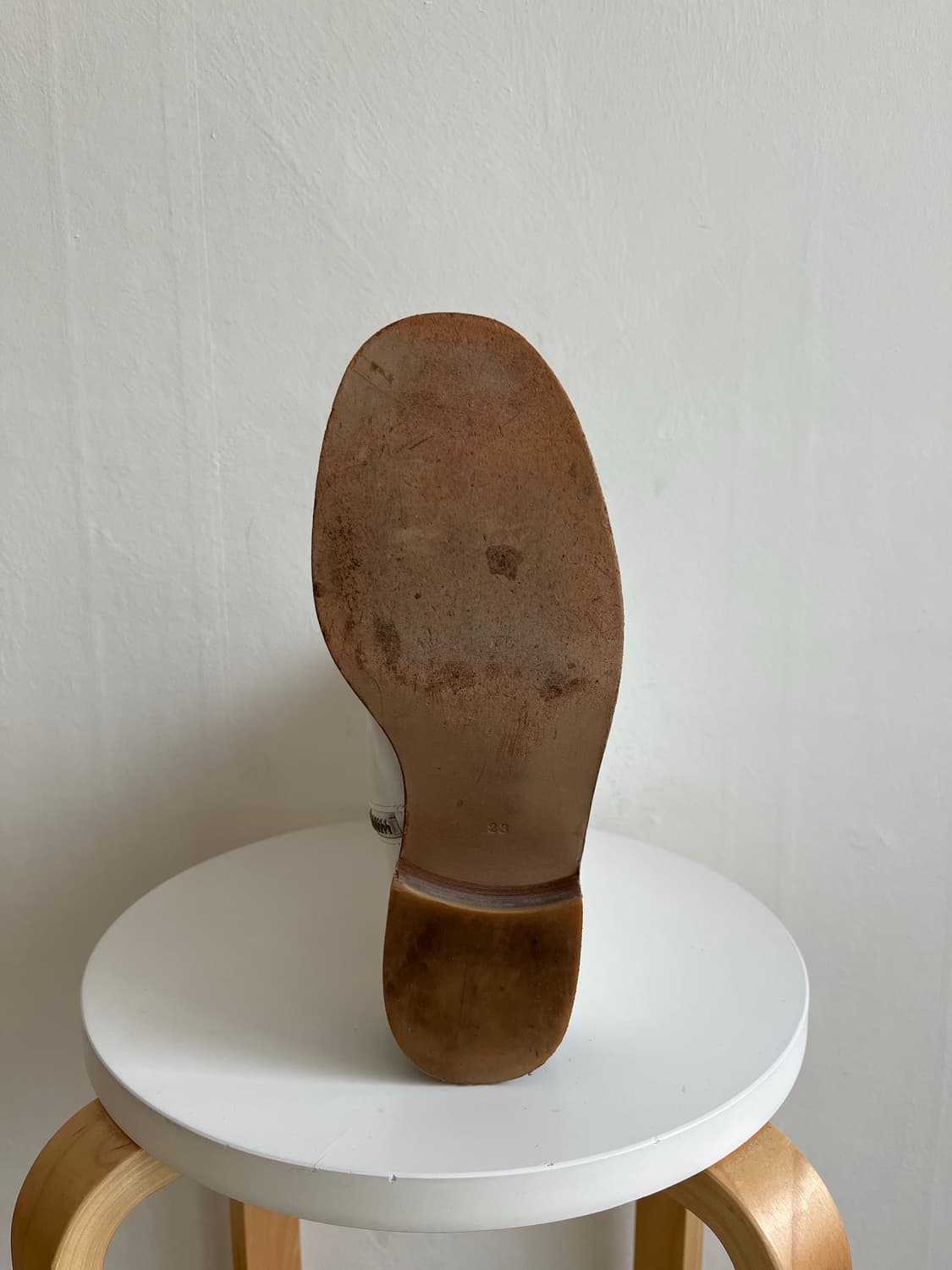 Comme des garcons tricot 화이트 부츠 상품이미지7