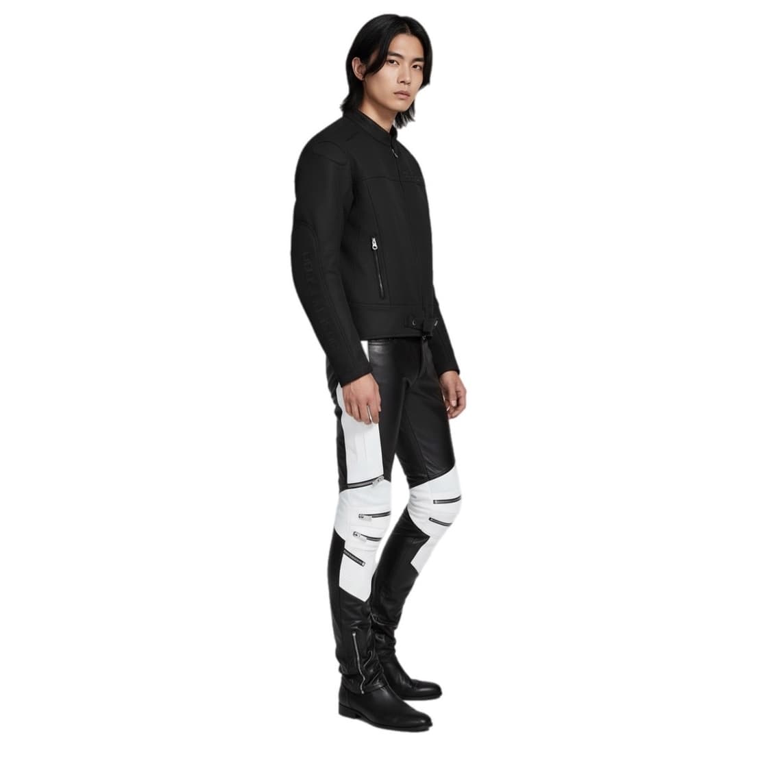 꾸레쥬 24ss 레이서 패디드 코튼 바이커 봄버자켓 상품이미지1