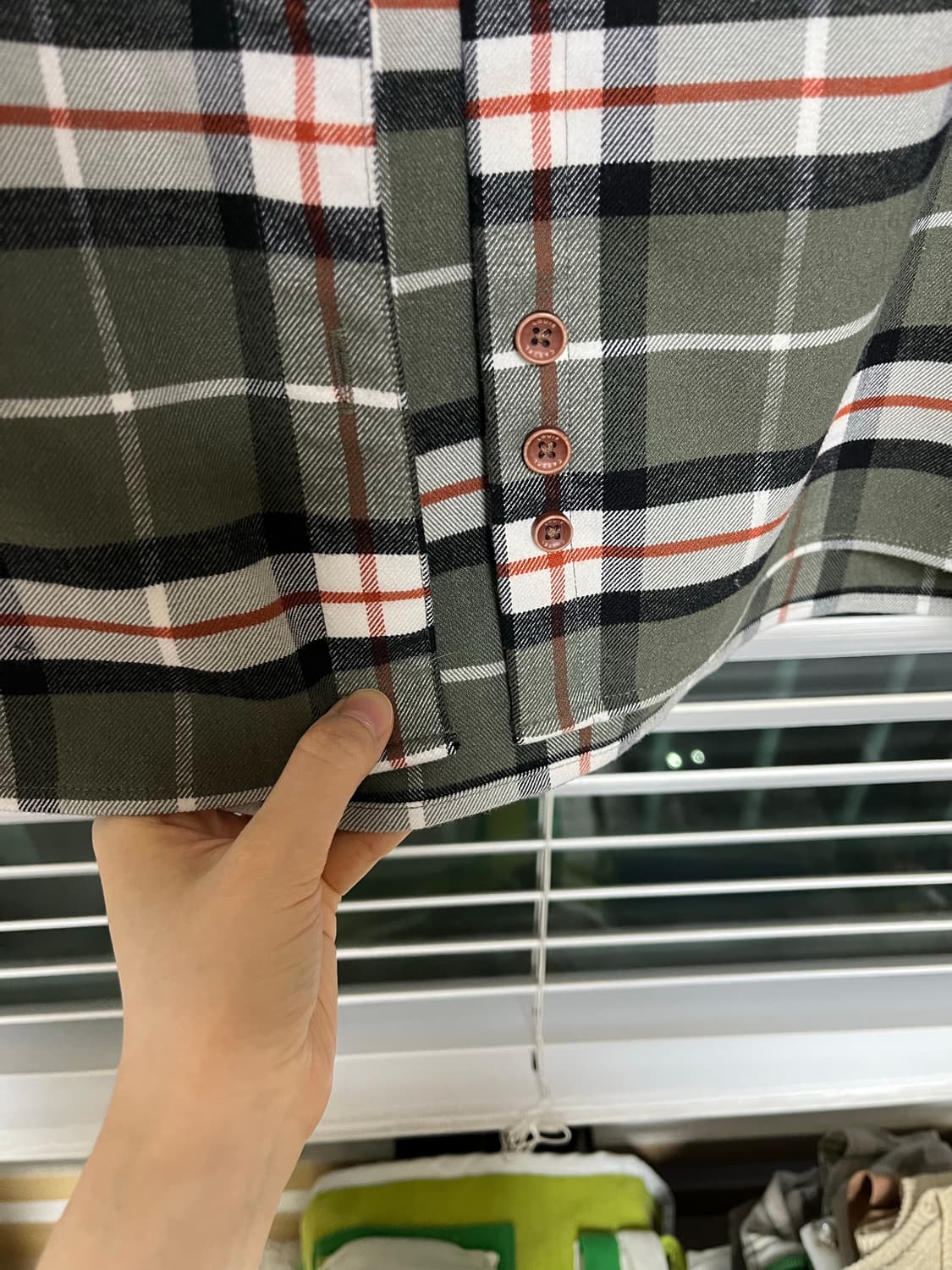 루이까스텔 겨울 체크 셔츠 상품이미지3