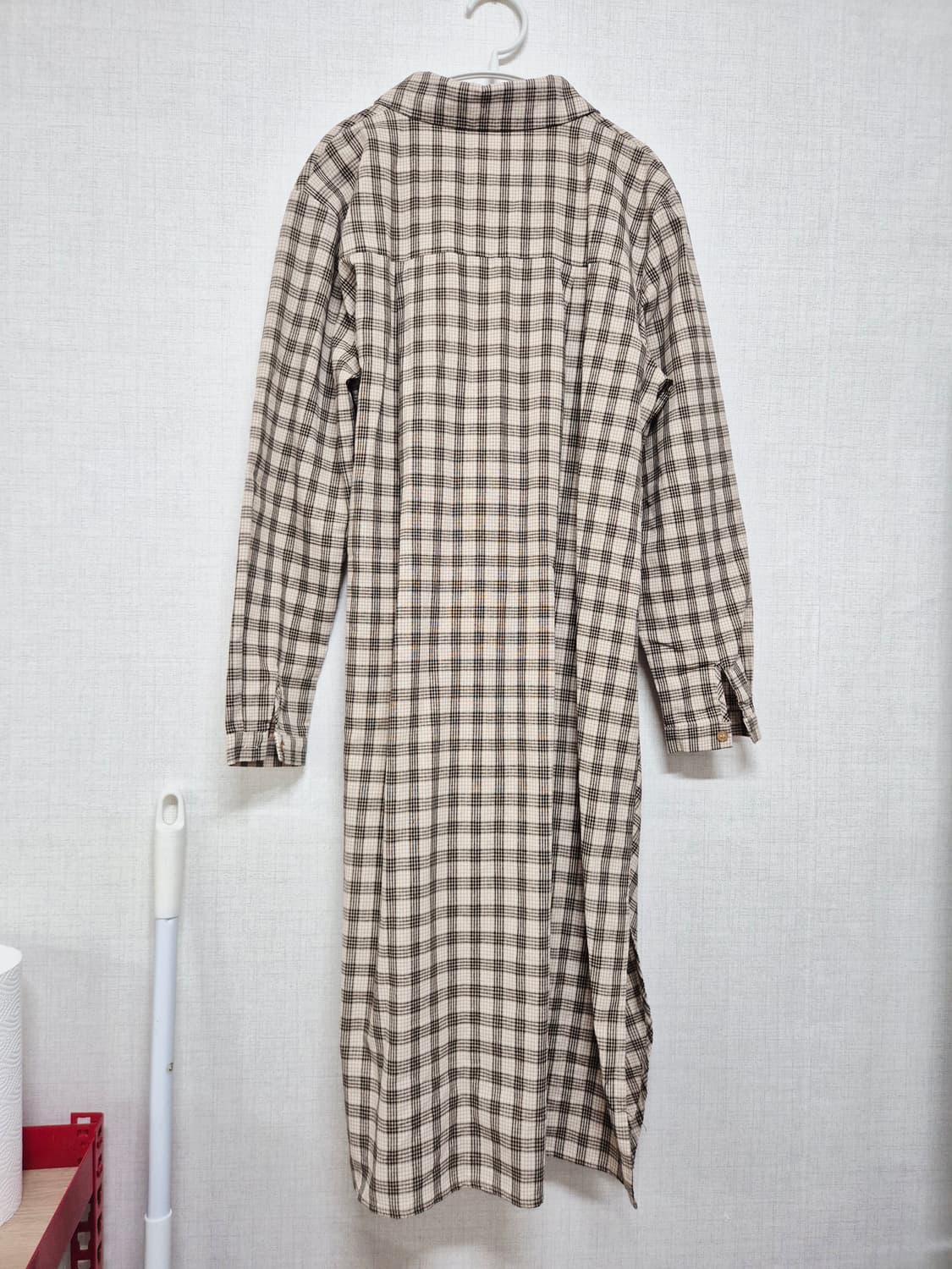 체크 롱원피스 상품이미지2