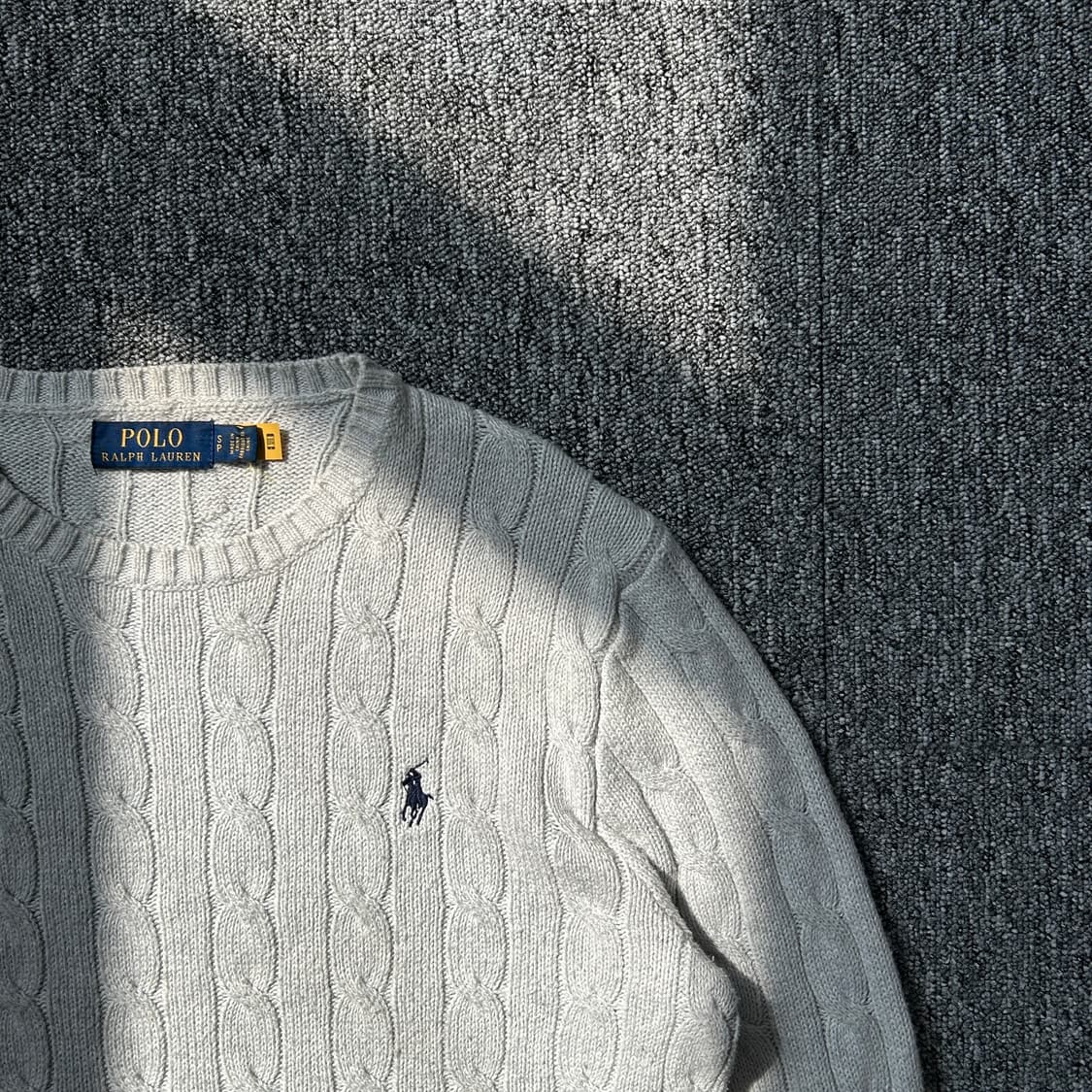 폴로 랄프로렌 그레이 케이블 니트 상품이미지2
