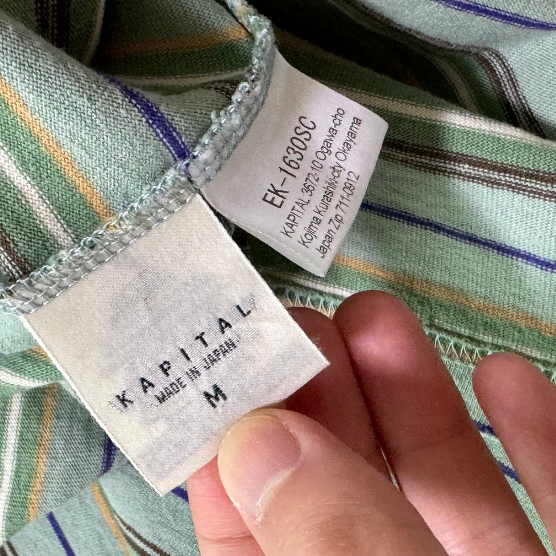 캐피탈 멀티 보더 티셔츠 상품이미지5