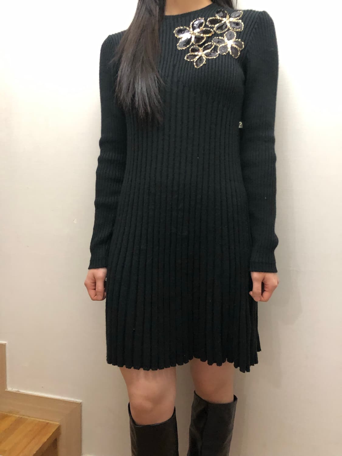 빈티지 게스 블랙 오리엔탈 원피스 상품이미지7