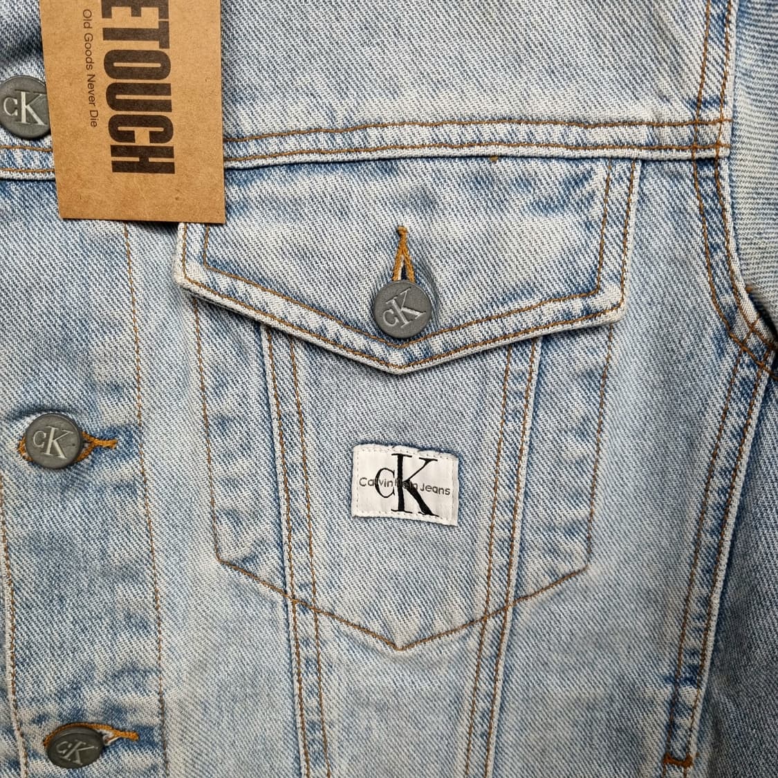 90's 캘빈클라인 데님 자켓 상품이미지3