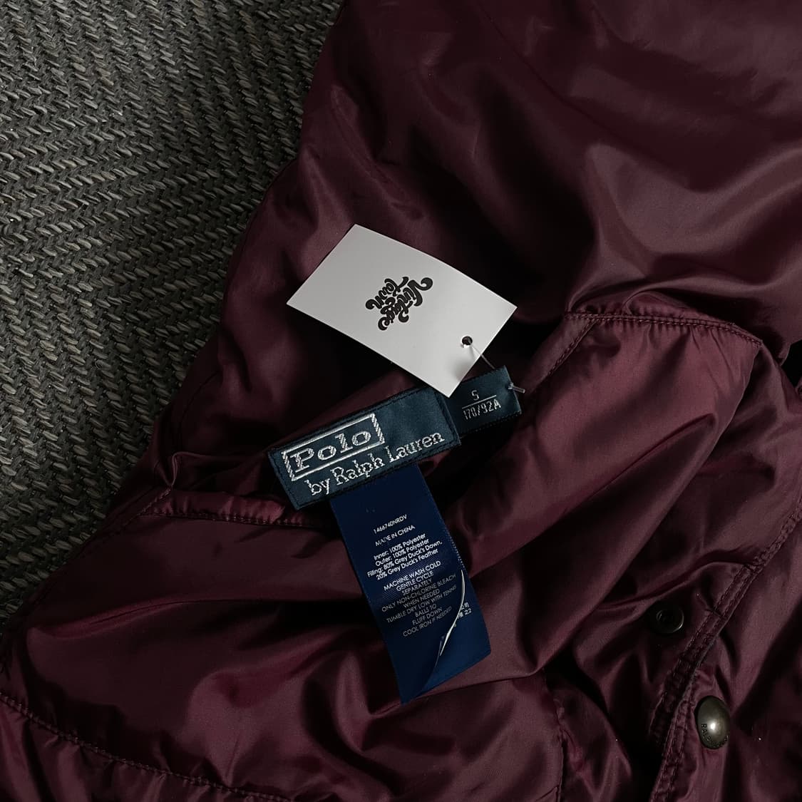 폴로 랄프로렌 포니 로고 양면 다운 베스트y 3478 상품이미지6