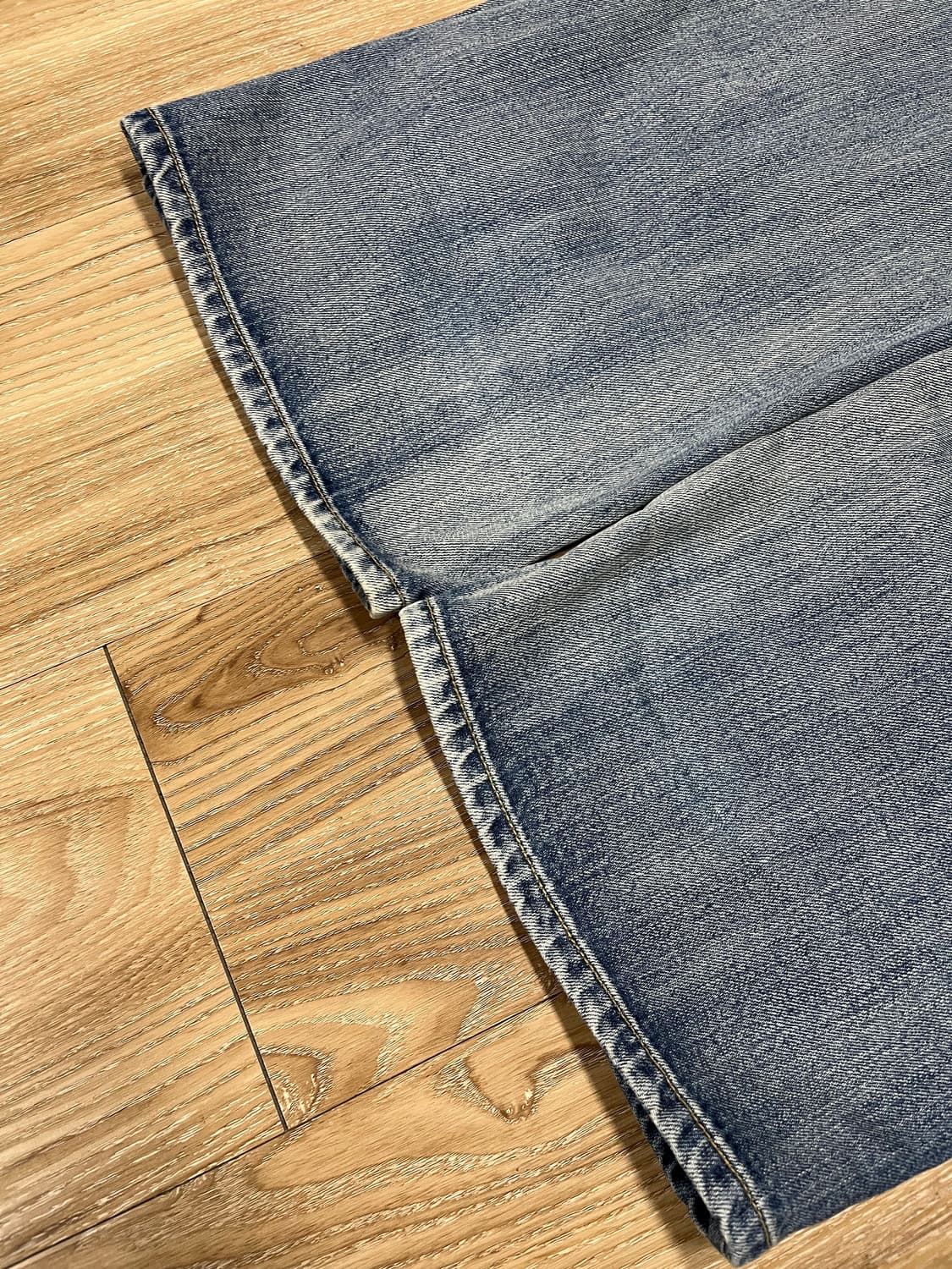 Notch 세미와이드 신치백 청바지 28 상품이미지5