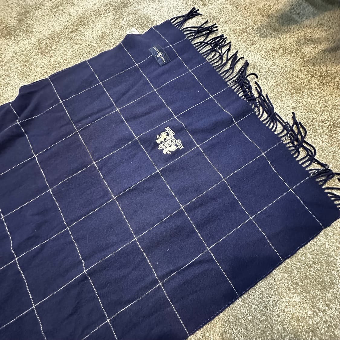 폴로 네이비 울 머플러F 상품이미지5