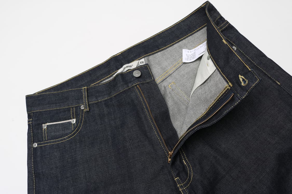 [36인치] 유니폼브릿지 5포켓 셀비지 인디고 데님팬츠 (거의 새상품) 상품이미지3