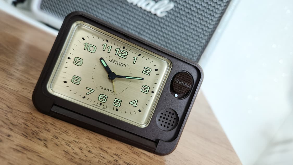 # 빈티지 세이코 여행용 탁상시계알람시계 휴대용시계 급처 상품이미지3