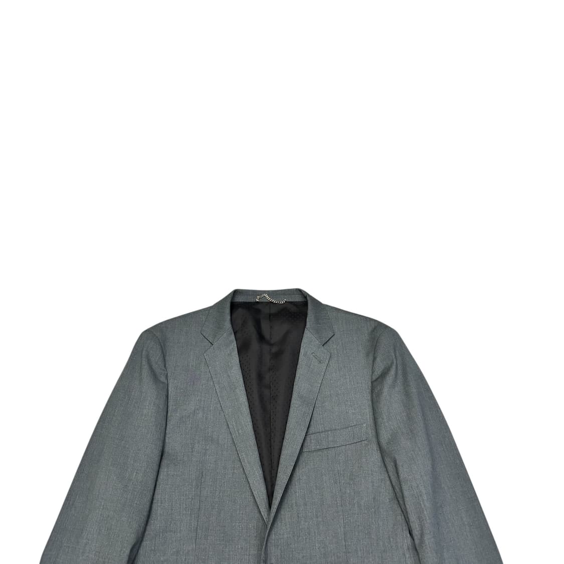 Vanquish 그레이 슬림 원버튼 자켓 상품이미지2