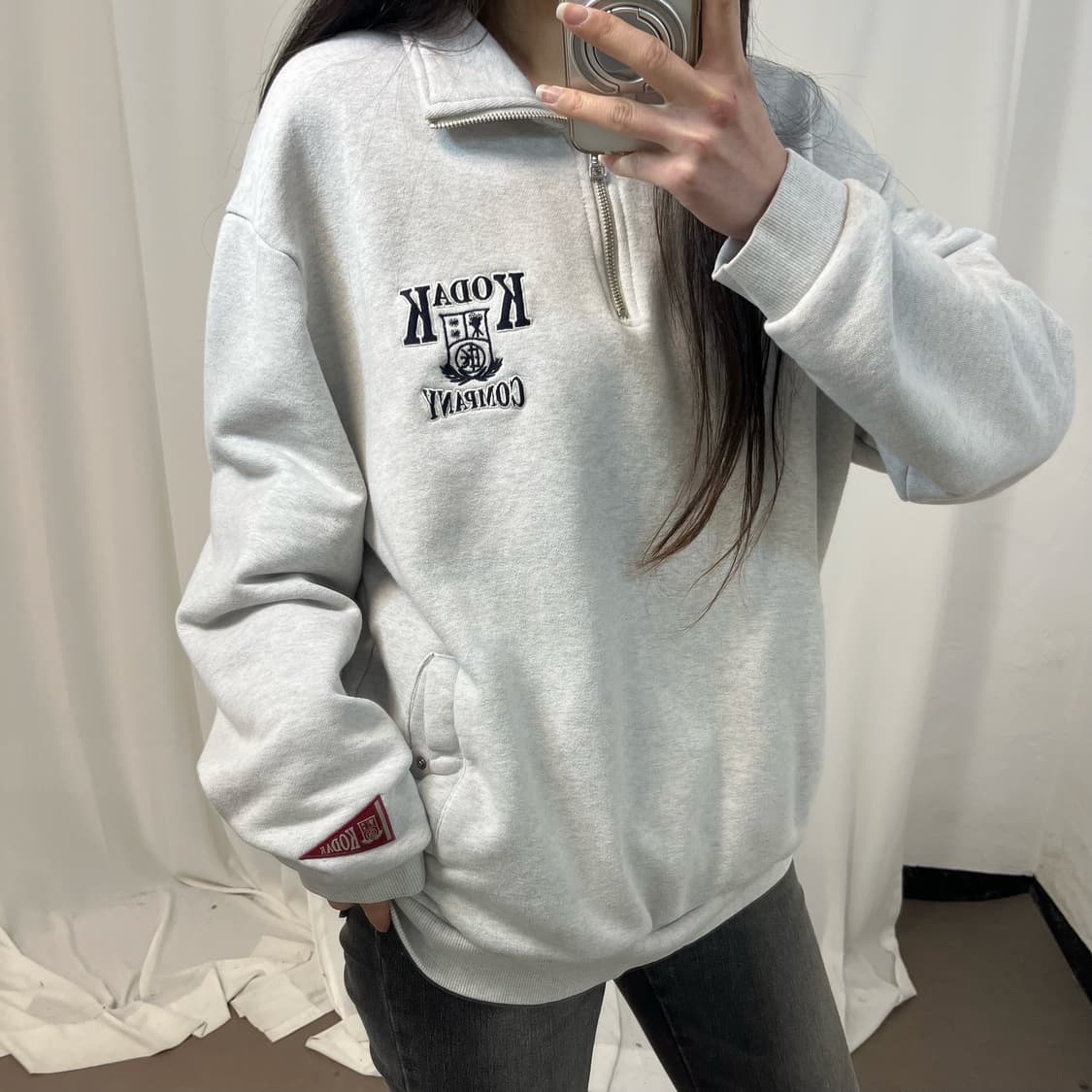 Kodak Melange Grey Anorak 상품이미지3