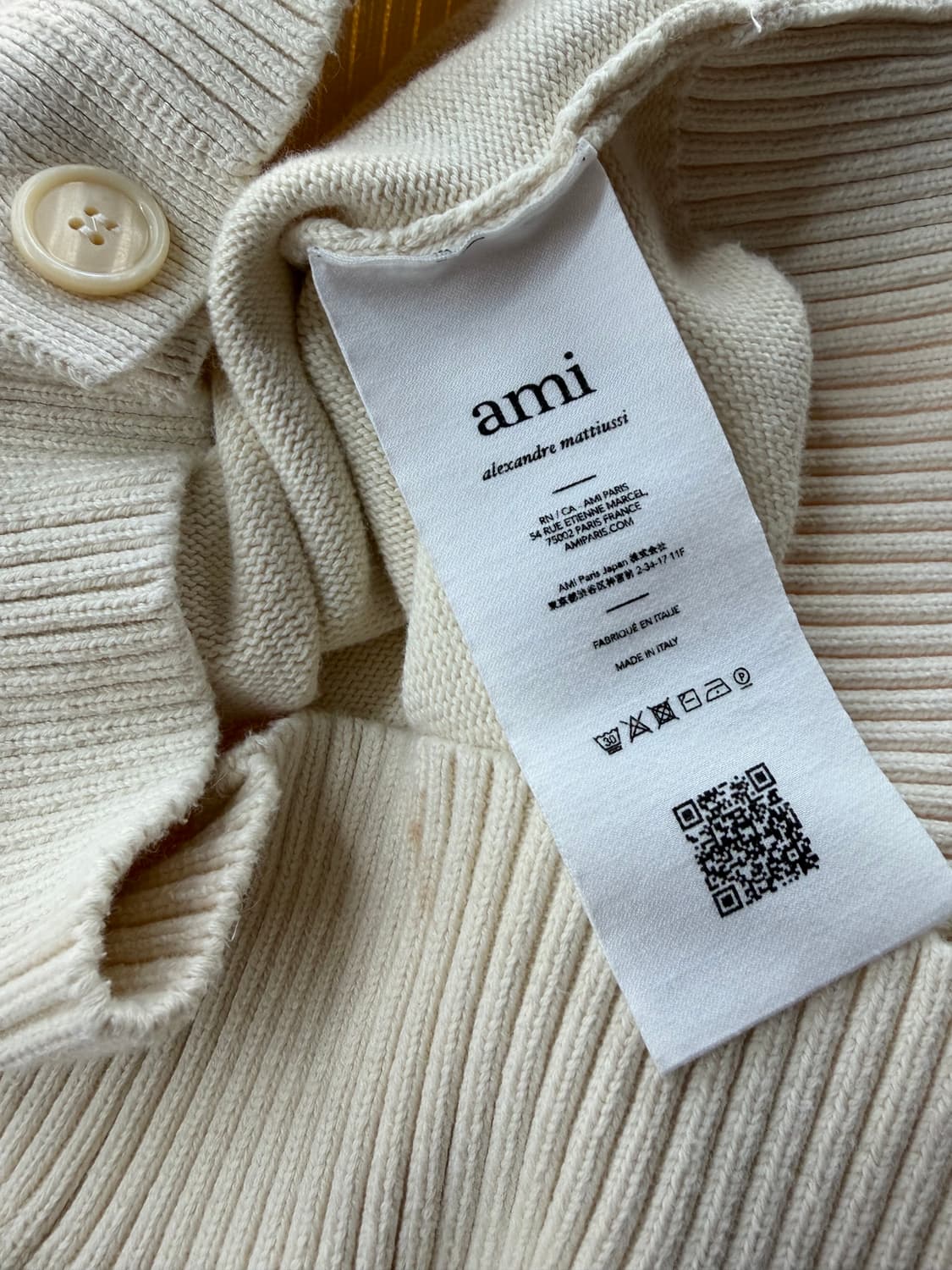 XL/ 아미 25FW 신형 엠브로이드 자수 가디건 상품이미지10