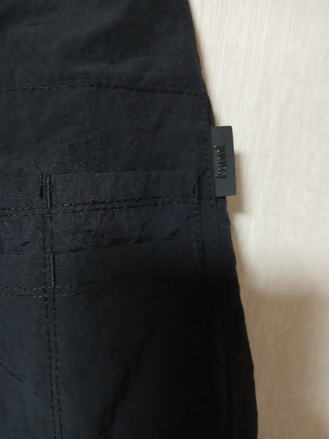 준지 나일론 셔츠 자켓 셔켓 블랙 48 새상품 상품이미지3