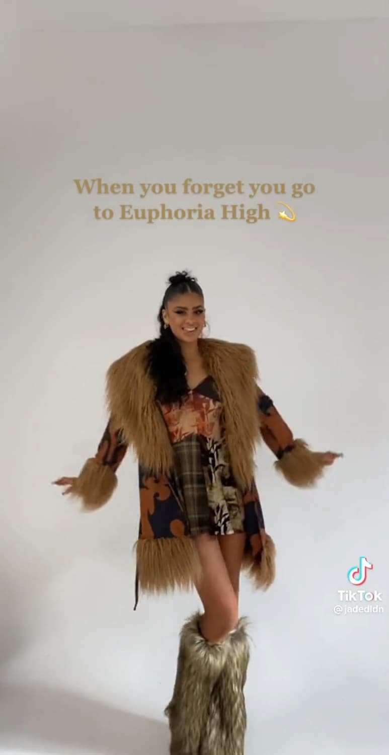 새상품) 영국브랜드🇬🇧 Jaded London 예티 퍼 레그워머 상품이미지6