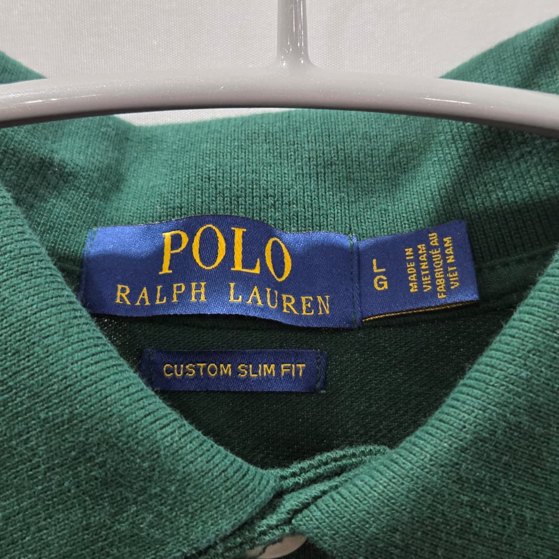 폴로랄프로렌 피케 카라 반팔티 그린 L 상품이미지3