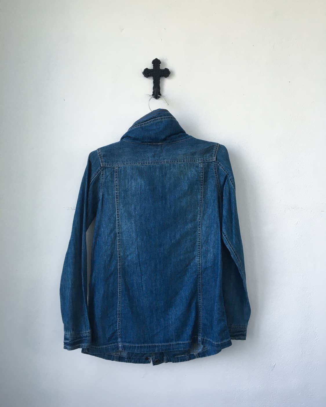 Moussy high neck cotton shirt 상품이미지2