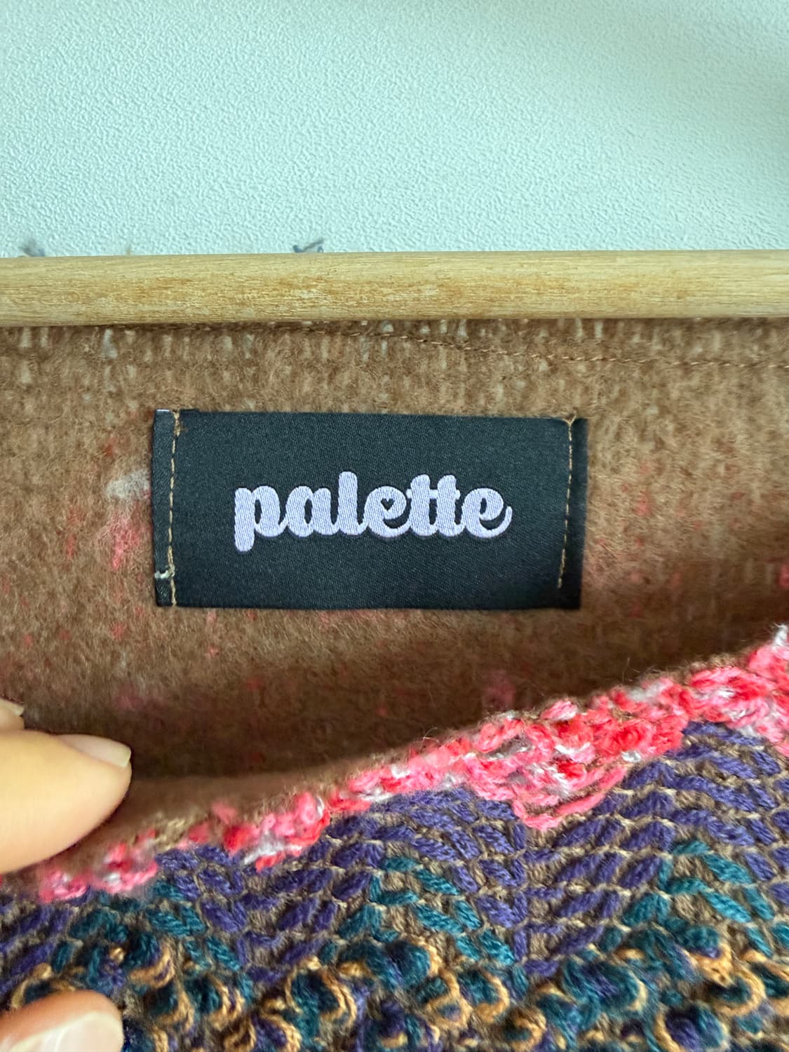 Palette 와일드넥 아크릴 니트 상품이미지6