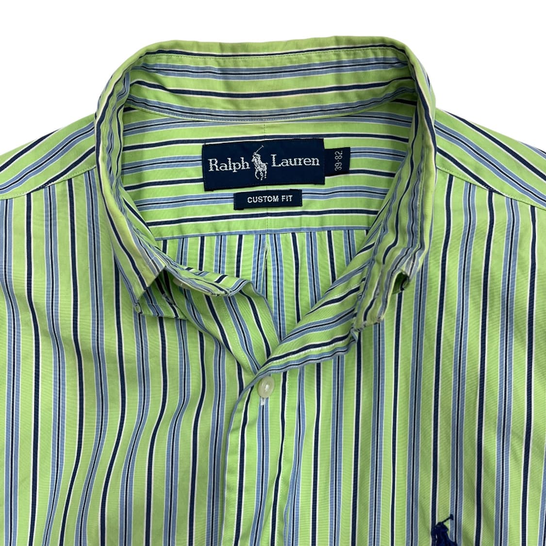 폴로 랄프로렌 네이비포니 네이비 단가라 녹차맛 셔츠 39 상품이미지5