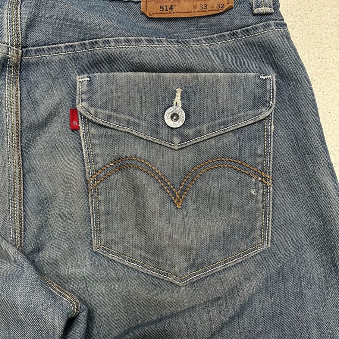 리바이스 514 스트레이트핏 데님팬츠 W33 L32 상품이미지4
