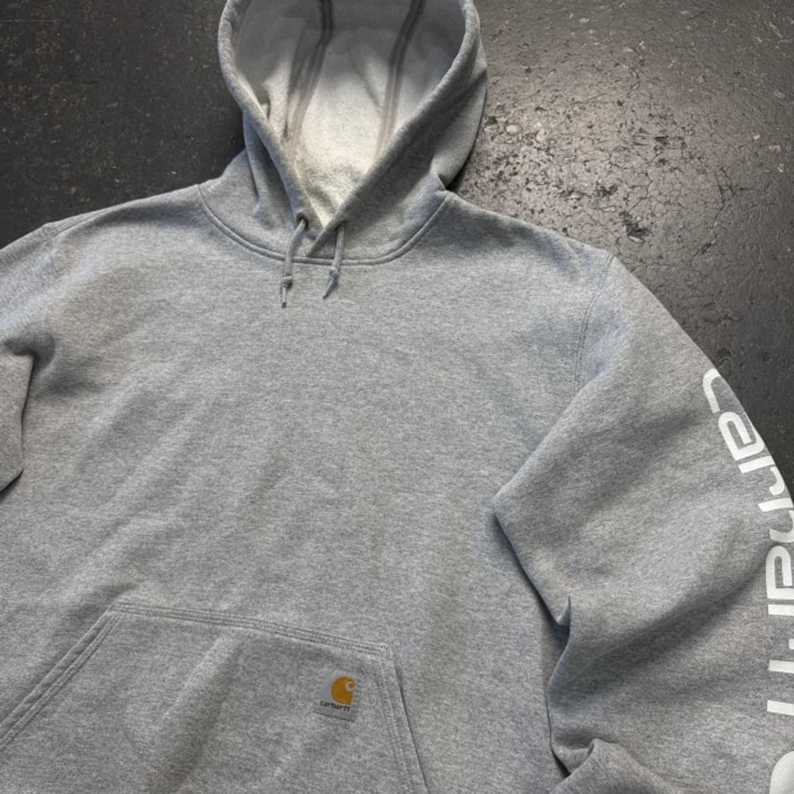100 칼하트 암 로고 후드티  상품이미지2