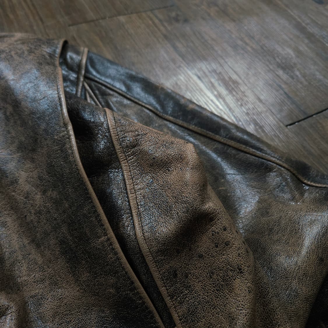 USA Navy 오리지날 램스킨 G-1 플라이트 레더 자켓 상품이미지4