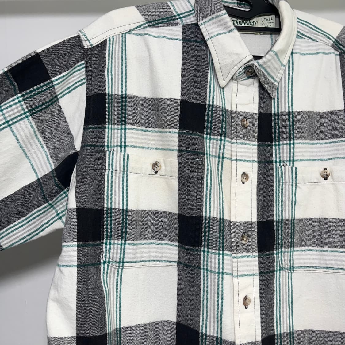 90s HEAVY COTTON FLANNEL 헤비코튼 플란넬 셔츠 상품이미지5